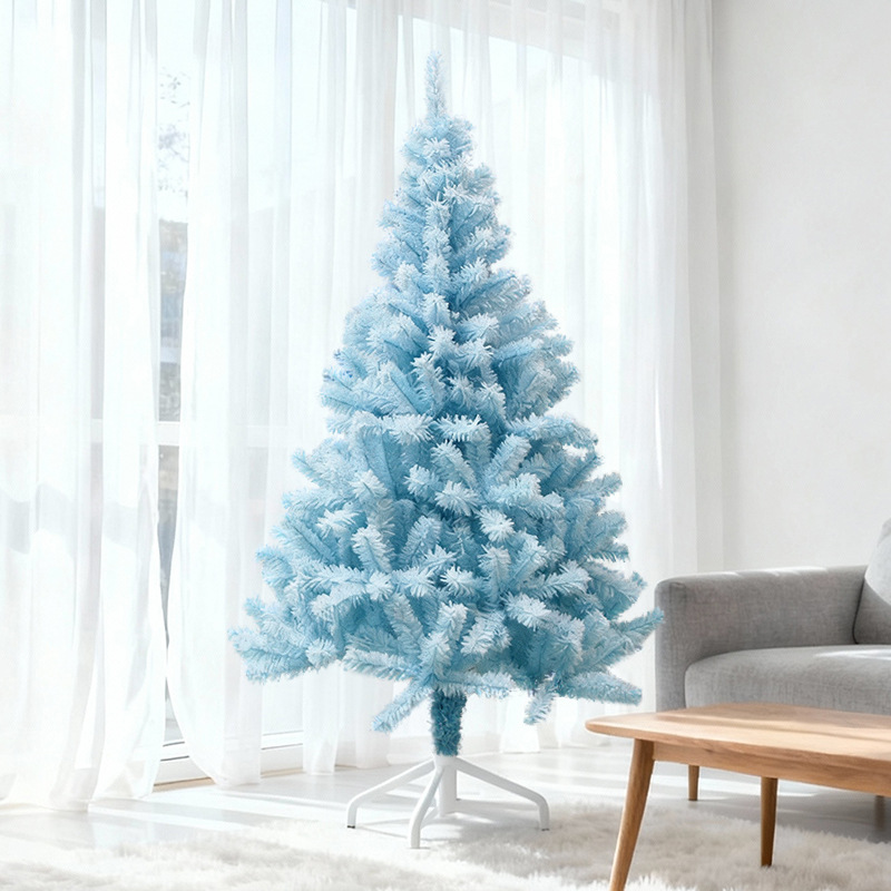 Shengyuan nuevo árbol de Navidad azul de nieve, viento, decoración de Navidad, decoración de Navidad