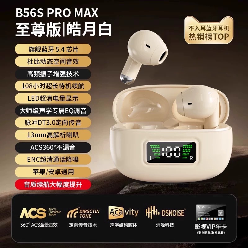 Huaqiangbei Digital Y6 Bluetooth Headphones Noise Reduction Digital Display Ultra-Long Battery Life H18 Wireless Headphones Bluetooth Source Factory