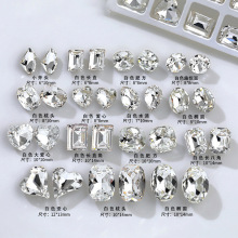 新款美甲钻尖底钻美甲饰品diy配饰饰品美甲钻工厂批发