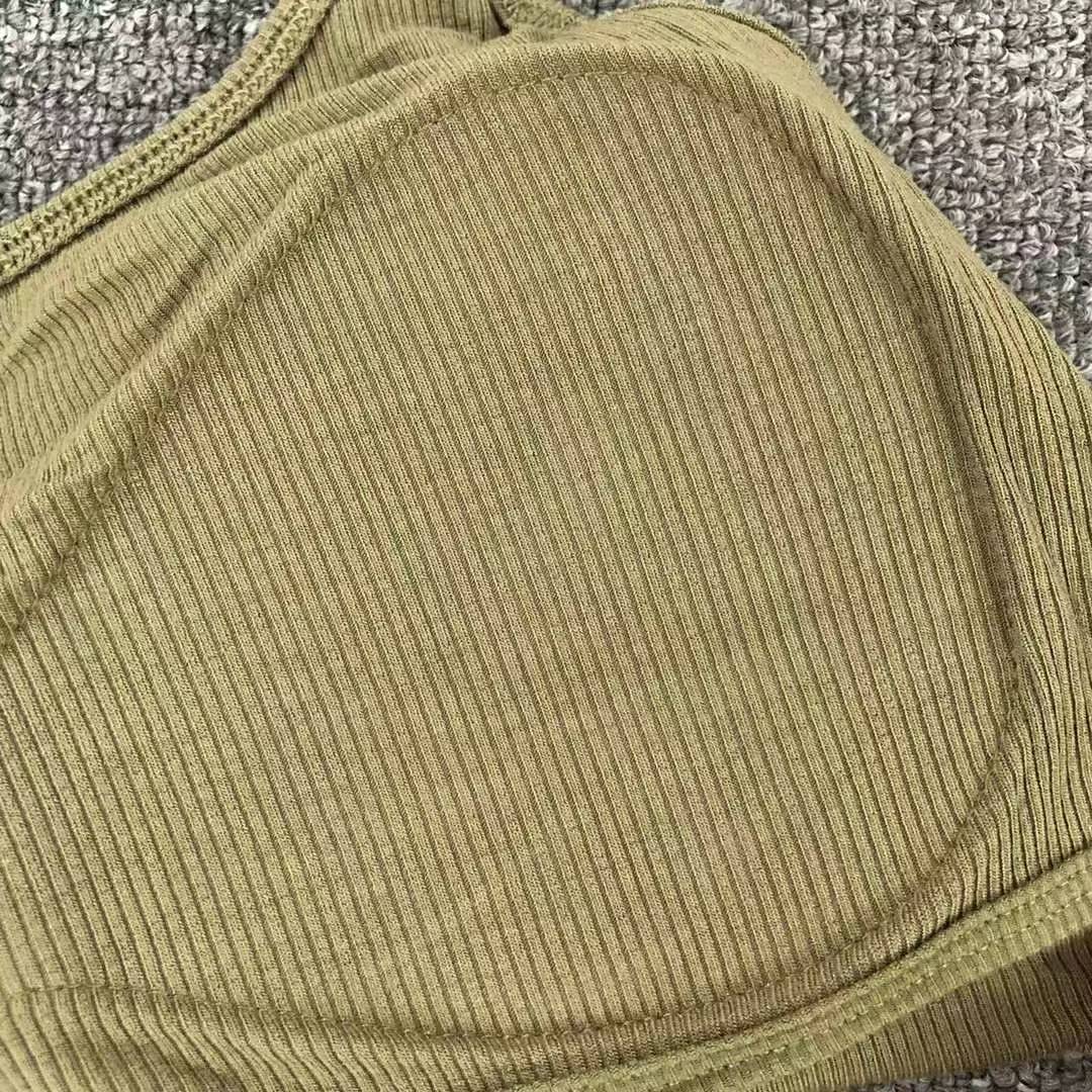 Nueva taza fija sin costuras hermosa espalda sin anillo de acero ropa interior chaleco chaleco sexy ropa interior base sostén al por mayor