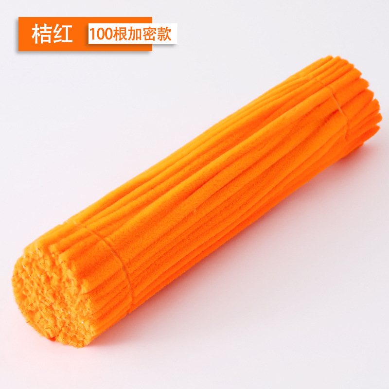 Macarón torsión varilla de cifrado ramo de terciopelo hecho a mano DIY material paquete de juguetes inteligentes fuegos artificiales raíz de pelo colorido