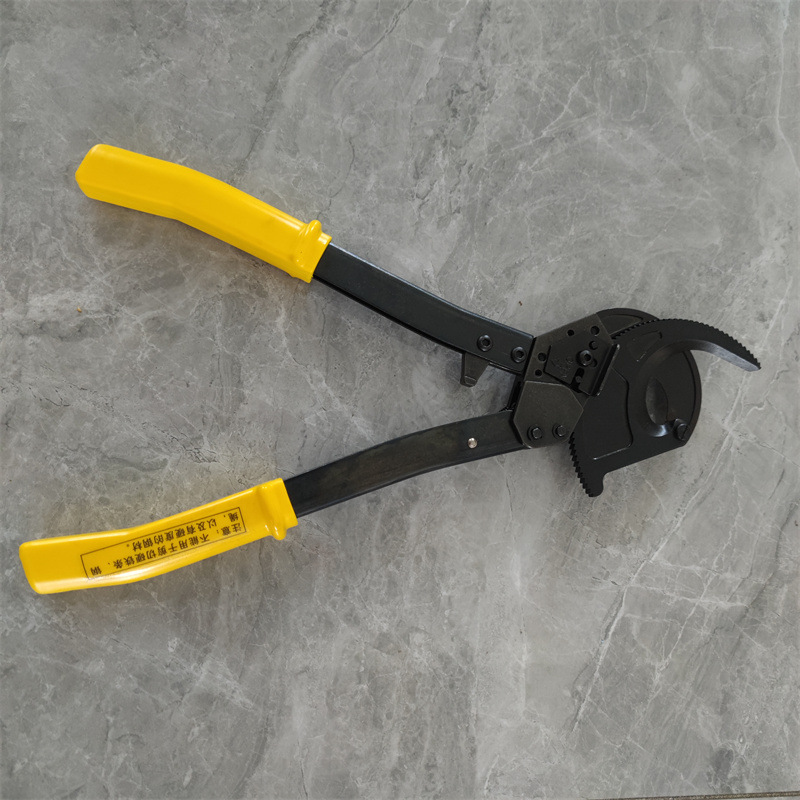 手动液压电缆剪切刀棘轮式切刀铠装电缆剪断线钳子切刀CC-500