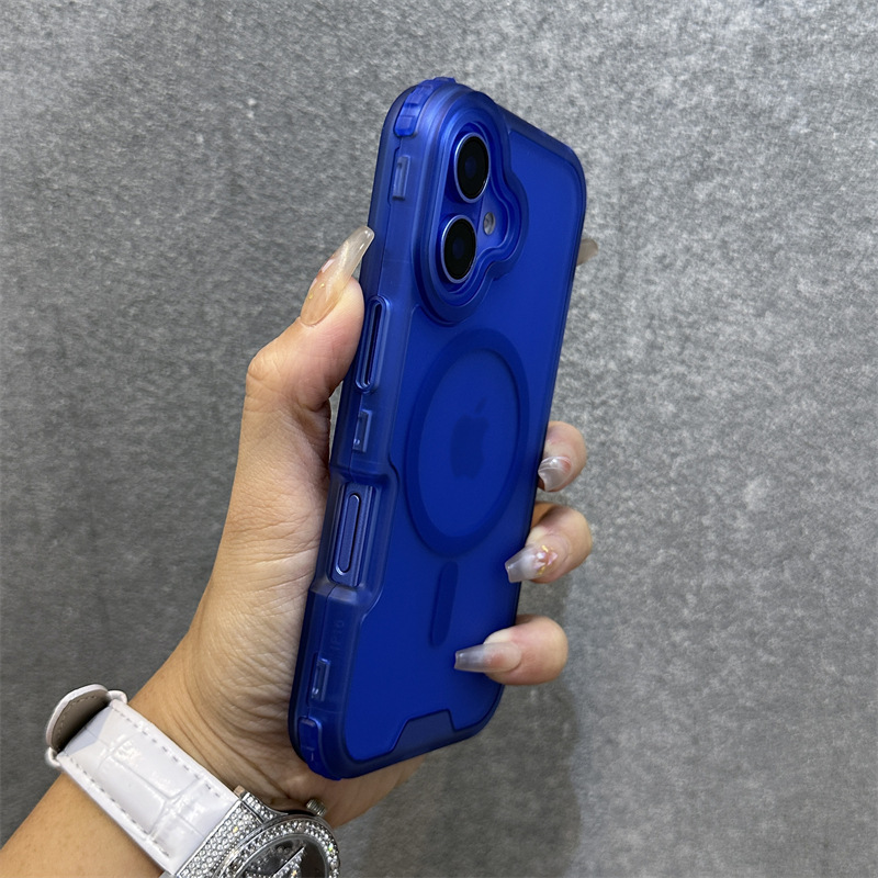 Apple 16 Pro Max対応、厚みのある3in1肌触りの良いマグネット式スマホケース、iPhone 17完全保護耐衝撃ケース、14対応|undefined