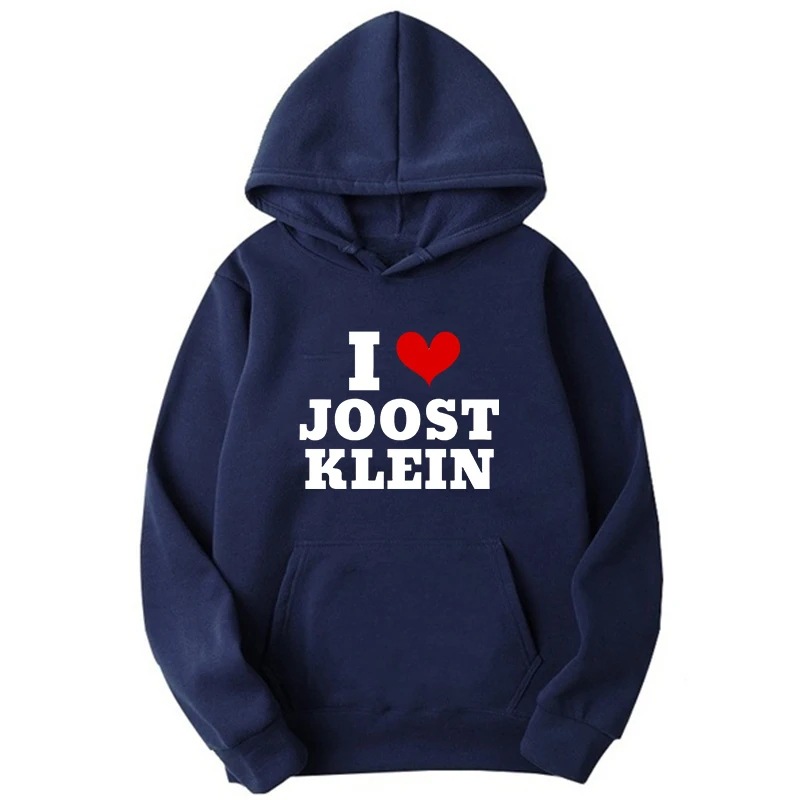 Suéter de hombre 2025 Me encanta Joost Klein estampado patrón divertido jersey retro hip-hop ropa de hombre
