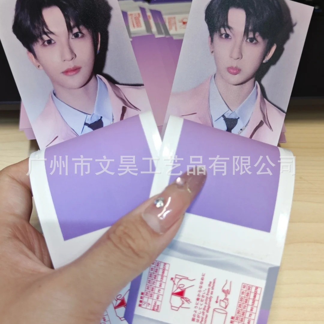 Polaroid photo cards, peel-and-stick polaroids, peel-and-stick photo cards, celebrity photos, custom-made
