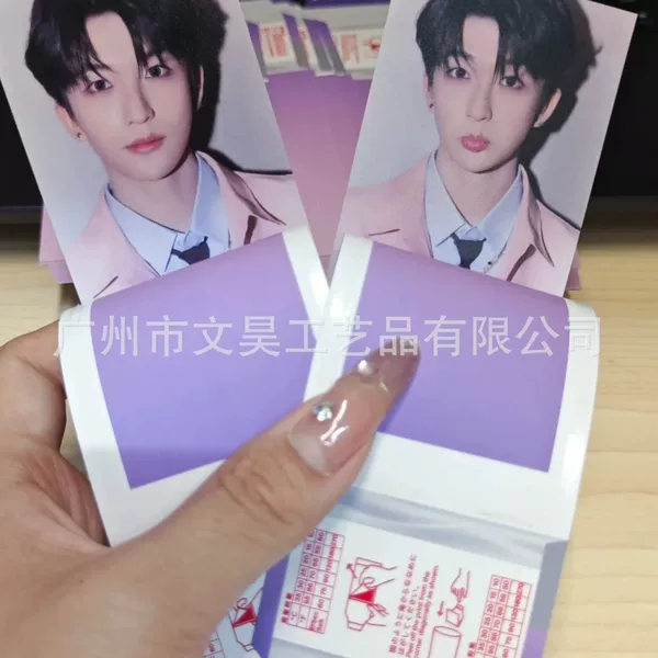 Polaroid photo cards, peel-and-stick polaroids, peel-and-stick photo cards, celebrity photos, custom-made