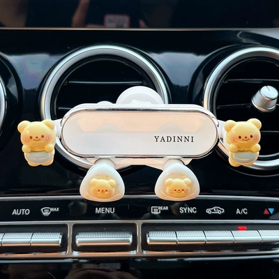 Navigation Support Bracket, Car phone holder - yellow-bear-cheese-white-noodle-stand