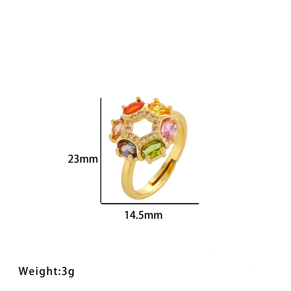 necklace colorful zircon flower niche light luxury new design pendant temperament suit titanium steel necklace_voghion.com