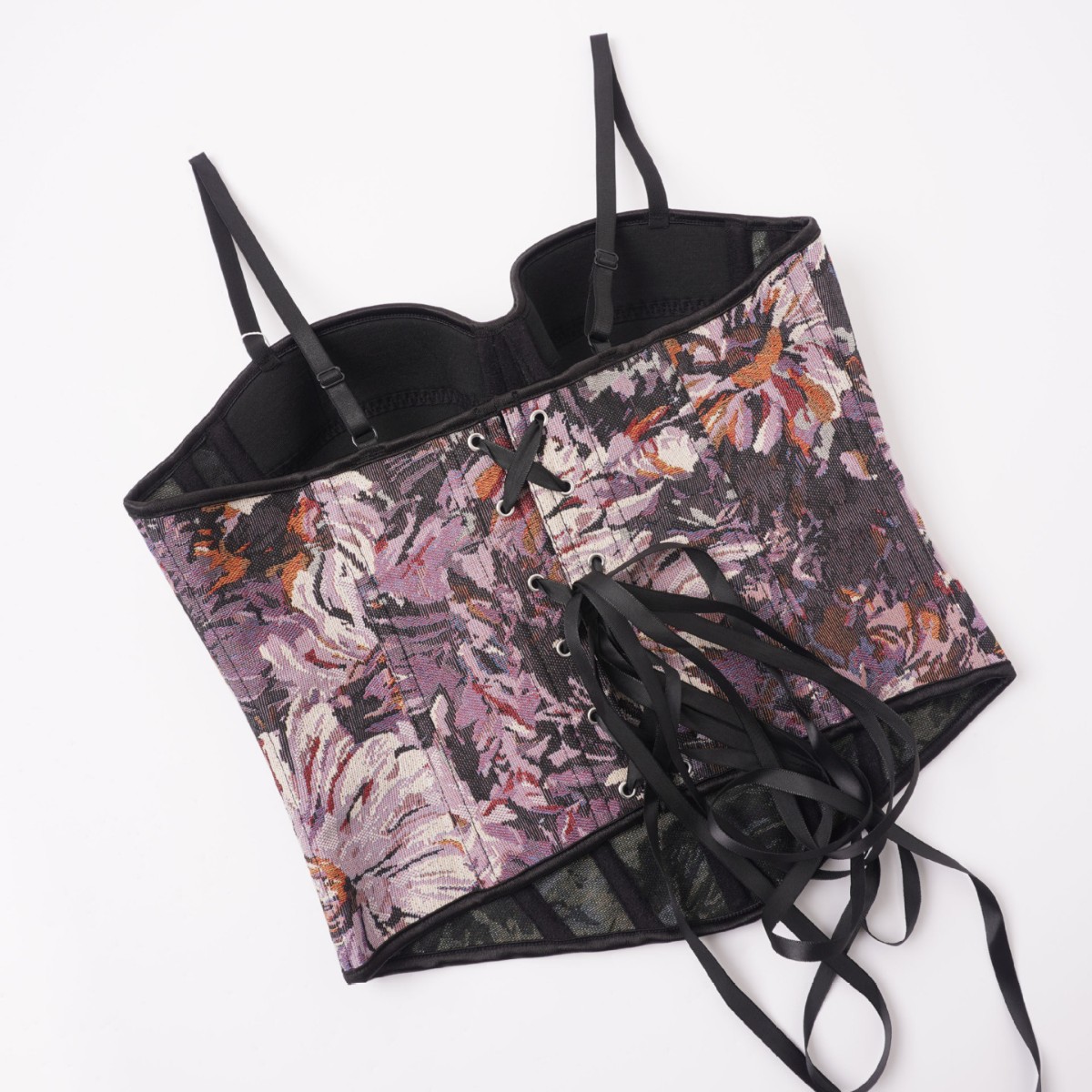 Nuevo patrón de impresión retro eslingas para limpiar el pecho, cintura de pecho, hueso de pescado, ropa exterior, suministro de comercio electrónico transfronterizo