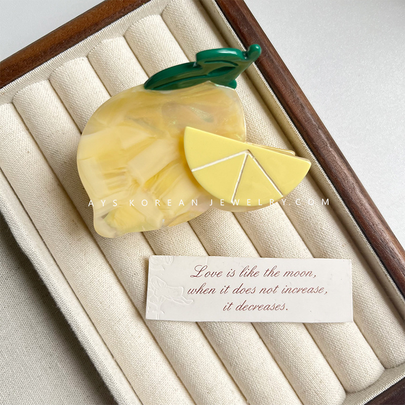 Cute, Sweet Style Cute Sweet Women's Splicing Fruit Acetic Acid Hair Clip Hair Claws