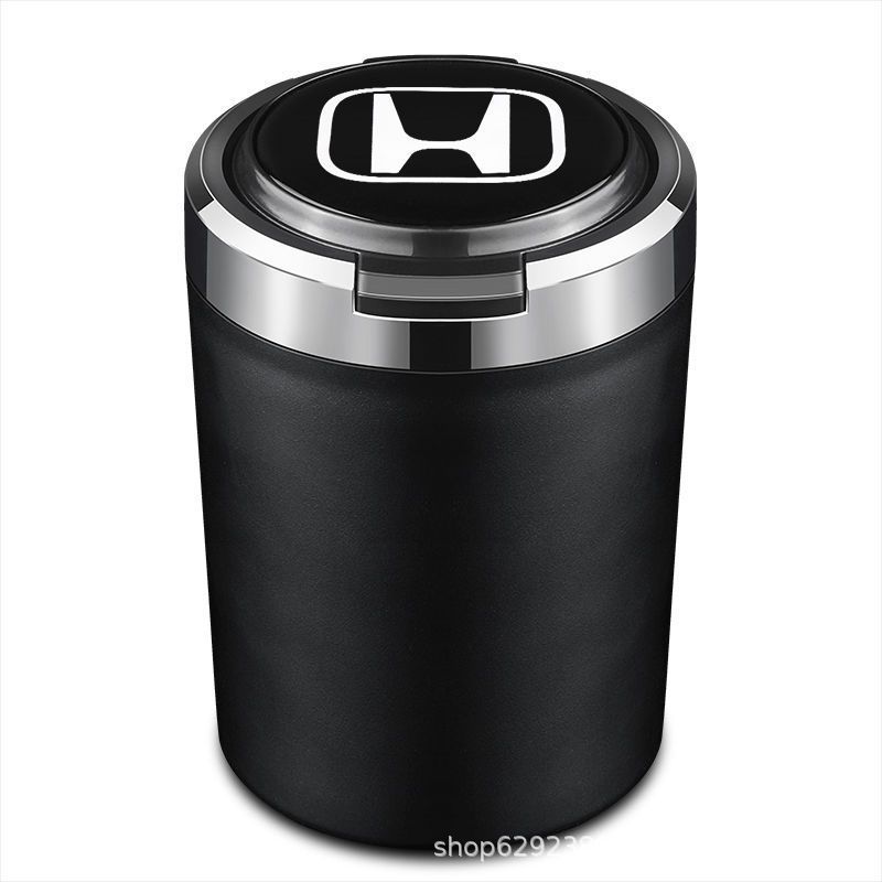 Car Ashtray: Shangchuang Car ashtray - noble-black-honda-metal-liner
