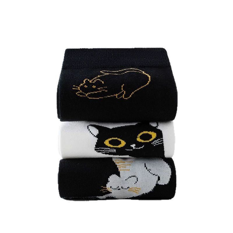 Весенний брендовый дизайн милые cartoon knee socks, средней длины, корейский стиль