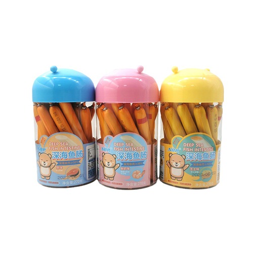 Zhongxing NBR cod sausage 270g canned cheese flavored cod sticks ready-to-eat original shrimp ham sausage Internet celebrity snacks