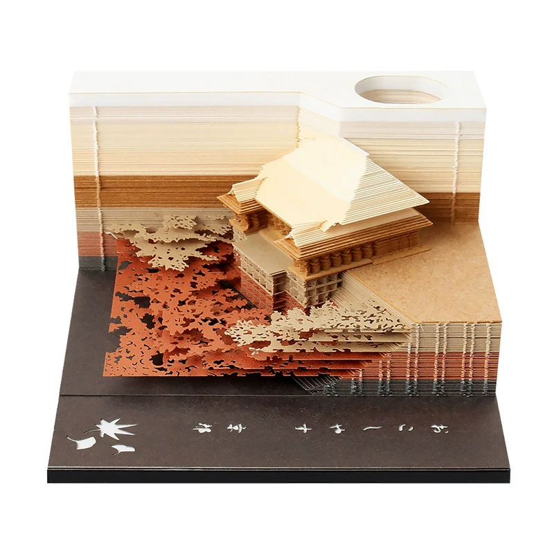 3D Castle Desk Calendar, Custom Creative Gift, 2026 Weekly Options with Lighted Covers