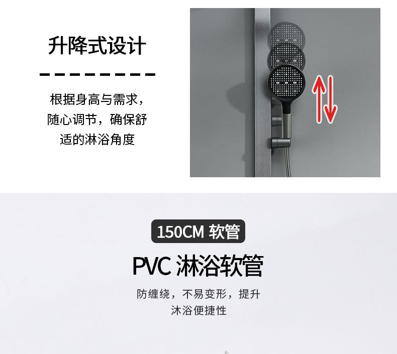 A complete set of shower heads and showers in stock, a complete set of household bathroom cold and hot handheld pressurized shower heads and showers undefined