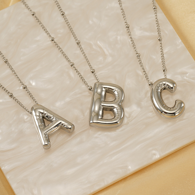 small necklace with letters