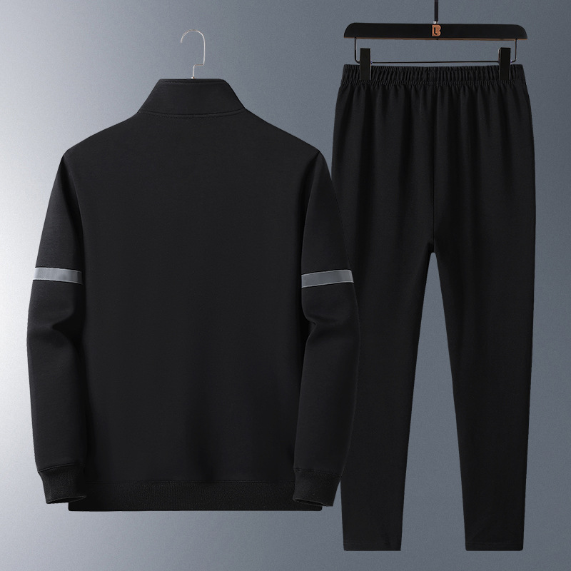 Cross-border hombre casuales con capuzas delgada suéter hombre primavera y otoño grande traje de papá traje deportivo traje de pantalones recto