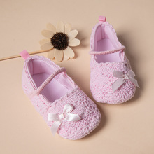 跨境熱銷baby shoes嬰兒學步鞋卡通純棉防滑透氣0-6-12個月公主鞋