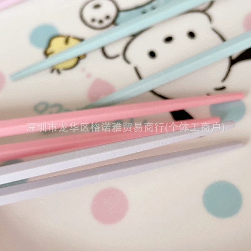 卡通 Non-slip antibacterial high quality chopsticks for elementary school students, long doll