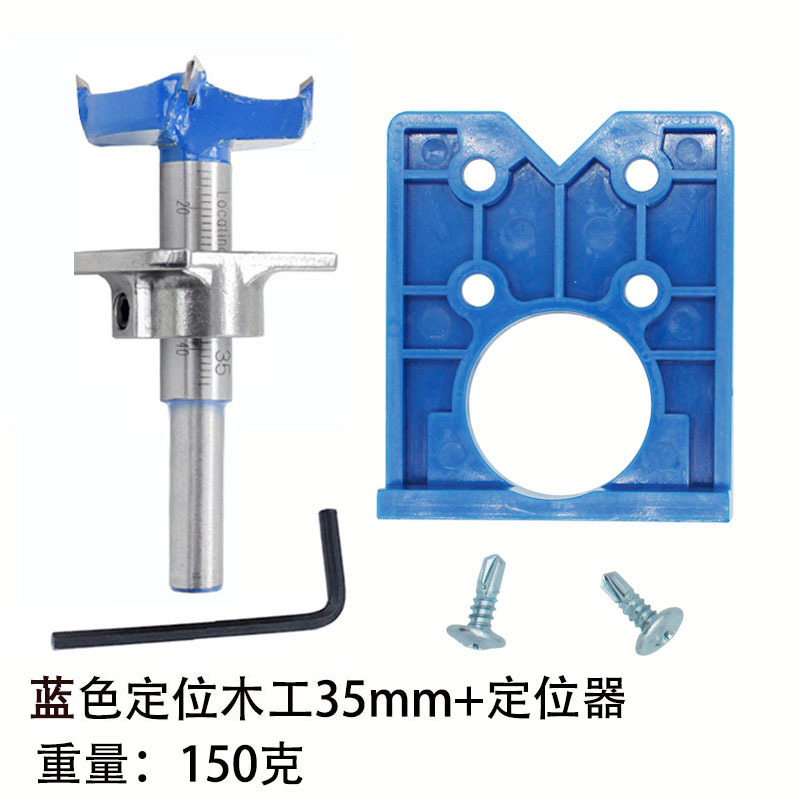 35mm bisagra especial posicionamiento carpintería agujero abridor tablero de madera puerta del gabinete carpintería tablero broca instalación herramienta auxiliar