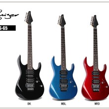 24品双摇电吉他亮光椴木入门级电吉他可印制LOGO跨境电商一件代