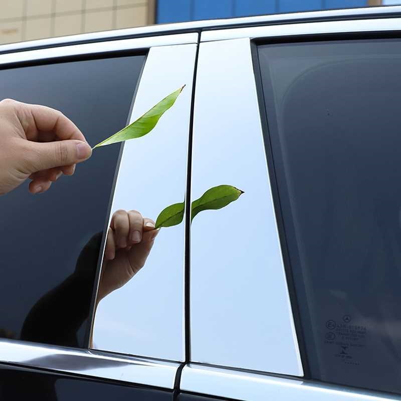 Mercedes-Benz Glc200 Body Trim Strips Glc300L Glc260L Modified Car Window Bright Strips Window Center Pillar Decorative Stickers