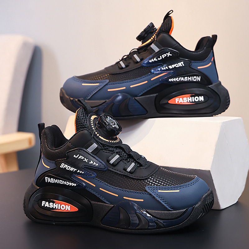 Children's sports shoes, boys' basketball shoes, autumn 2026 new fashion casual shoes, lightweight soft-soled boys' running shoes