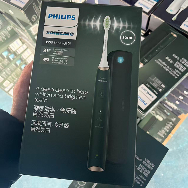 Philips Sonicare 3500 Electric Toothbrush (US Plug) Black