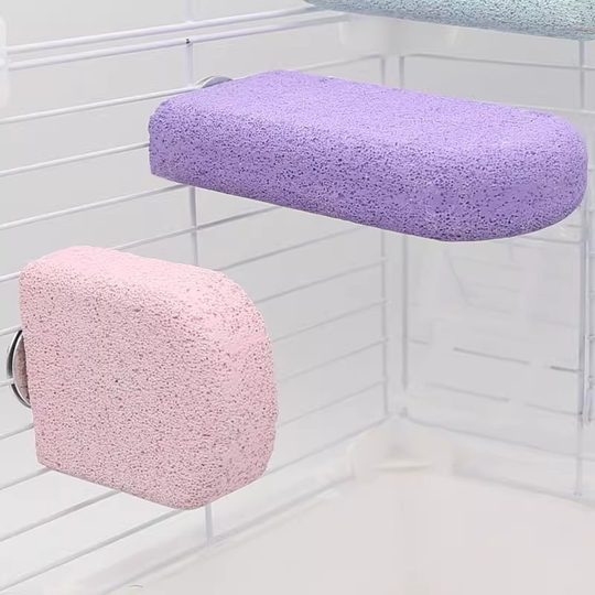Parrot Ice Cream Claw Grinding Station Rod Tiger Skin Xuanfeng Peony Beak Grinding Toy Birdcage Rough Surface Platform Small Pet Products Wholesale