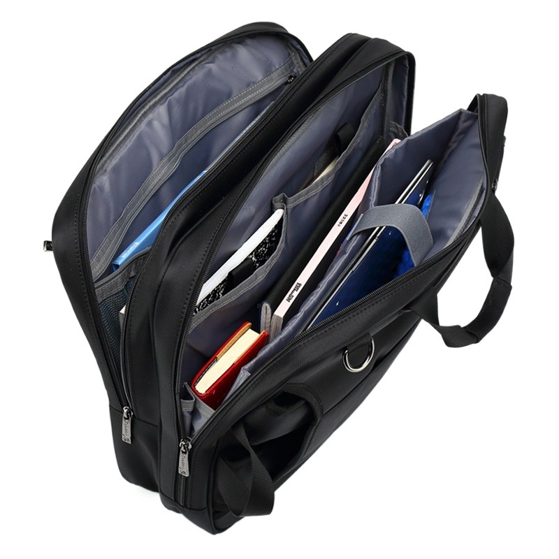 Factory Direct Sales Multi-Functional Anti-Fall Large-Capacity Shoulder Men's Computer Bag Cross-Border Popular Computer Bag Shoulder 17inch