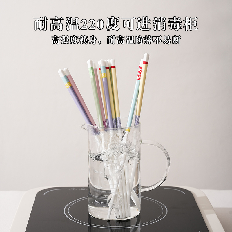 陶瓷筷子家用防霉景德镇勺子套装家庭专人分人无|undefined