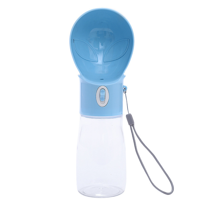 Vaso de viaje para mascotas, botella de agua portátil para perros, dispositivo portátil para beber al aire libre.
