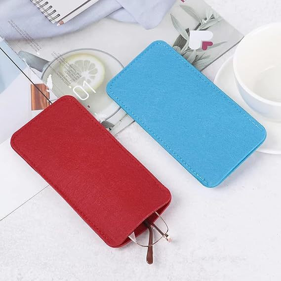 Wholesale Felt Glasses Bags, Colorful Felt Glasses Cases, Promotional Gifts, Felt Glasses Protective Covers, Logo Felt Bags