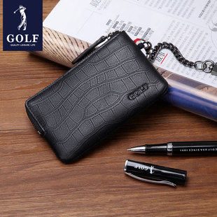 GOLF Ключевая сумка Мини-сумка воловья мужская талия висит автомобильная сумка для ключей Многофункциональный чехол для ключей