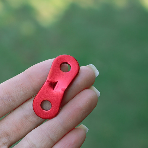 Tent canopy rope buckle accessories aluminum alloy double eye Amazon adjustment buckle rope fixed buckle