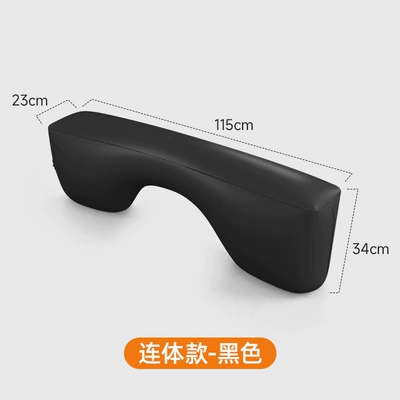 footrest, rear seat gap pad, Vehicle-mounted inflatable bed - one-piece-long-footrest-1-piece-black