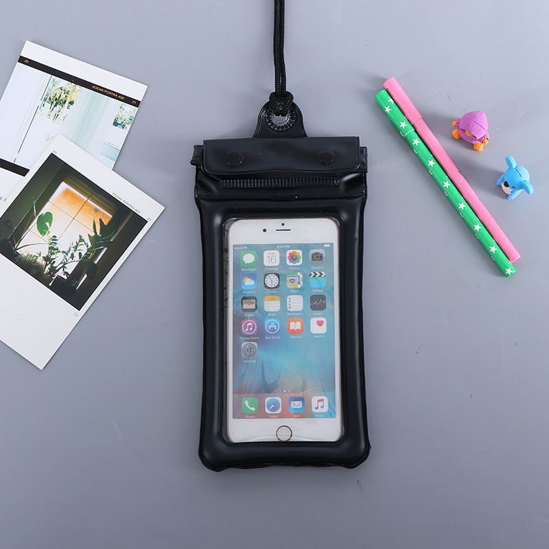 Bolsa de teléfono móvil pantalla táctil para llevar jinete bolsa de polvo caso de teléfono móvil inflable flotante cubierta de cadena de suministro comercio fábrica al por mayor