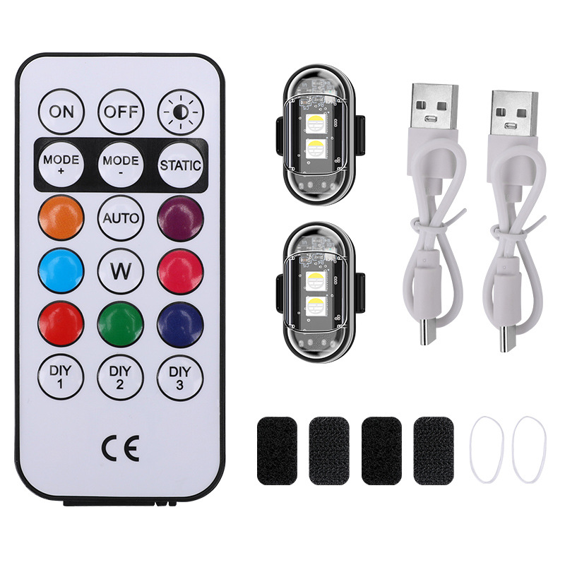 Universal – Wireless Remote Control Motosiklet ləvazimatları və aksesuarları - two-lights-one-remote