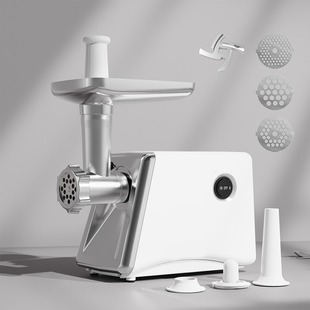 Cross-Border Meat Grinder Fully Automatic European Standard 220V American Standard 110V Multifunctional Electric Sausage Filling Machine Meat Grinder