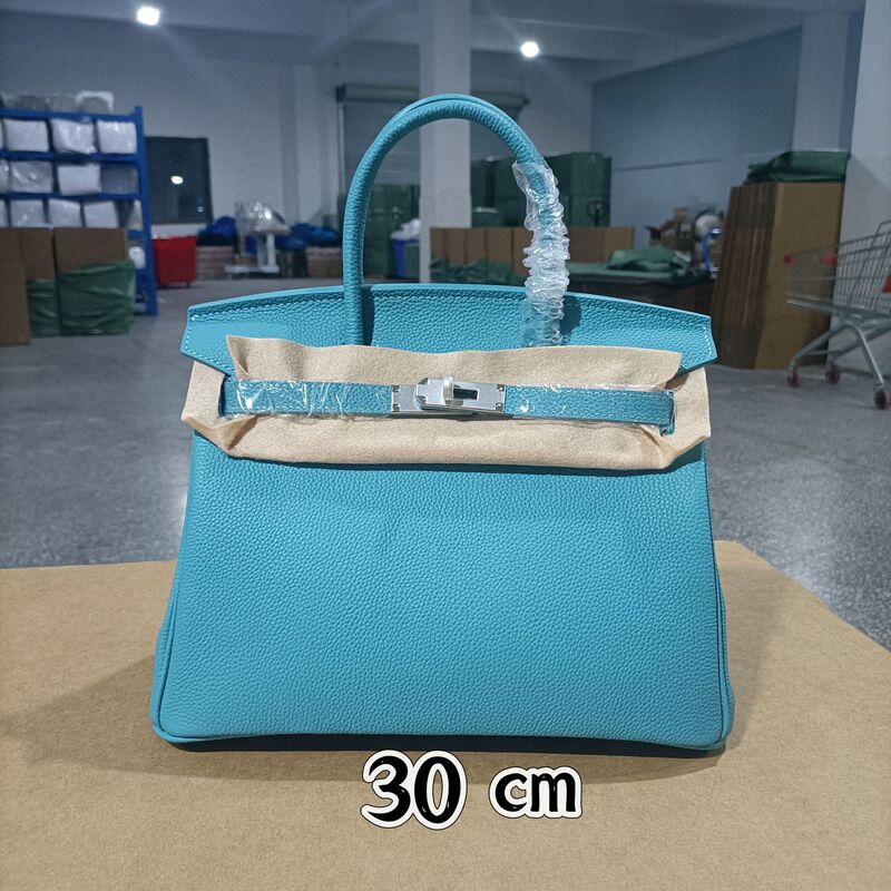 Togo Lychee Pattern First-Layer Cowhide Birkin Bag 30 with Shoulder Strap Genuine Leather Women's Bag Single Shoulder Crossbody Bag Small Ck Bag Togo Lychee Pattern First-Layer Cowhide Birkin Bag 30 with Shoulder Strap Genuine Leather Women's Bag Single Shoulder Crossbody Bag Small Ck Bag