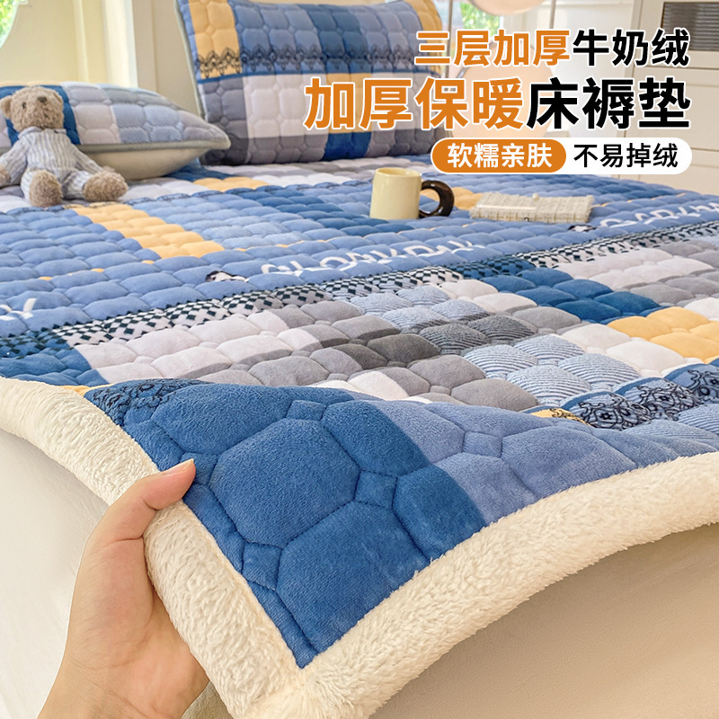 Colchón de terciopelo de leche colchón de cama de cama de cama de invierno colchón de cama de dormitorio de estudiantes colchón de cama de cama de cama