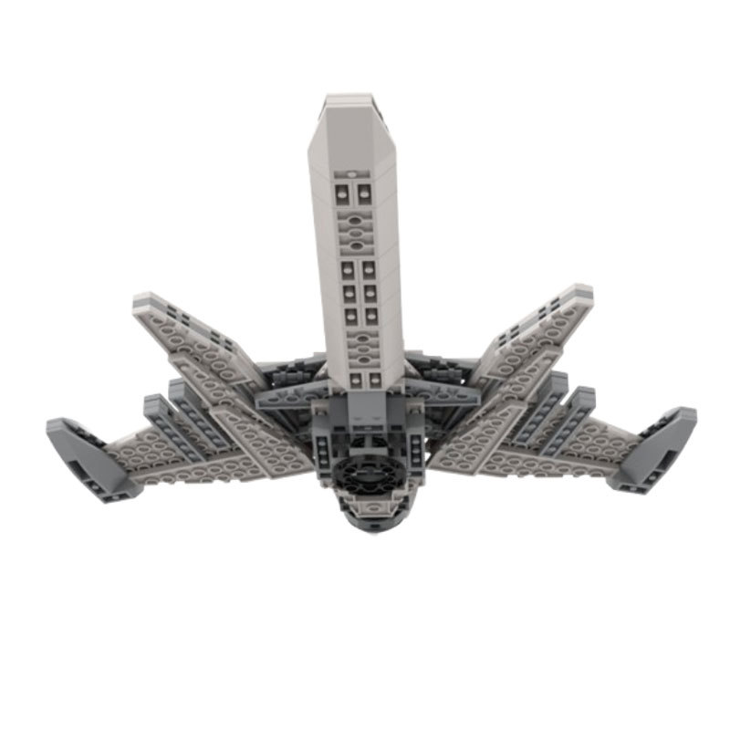 Creatieve ruimteschip model bouwstenen educatieve bouwset_voghion.com