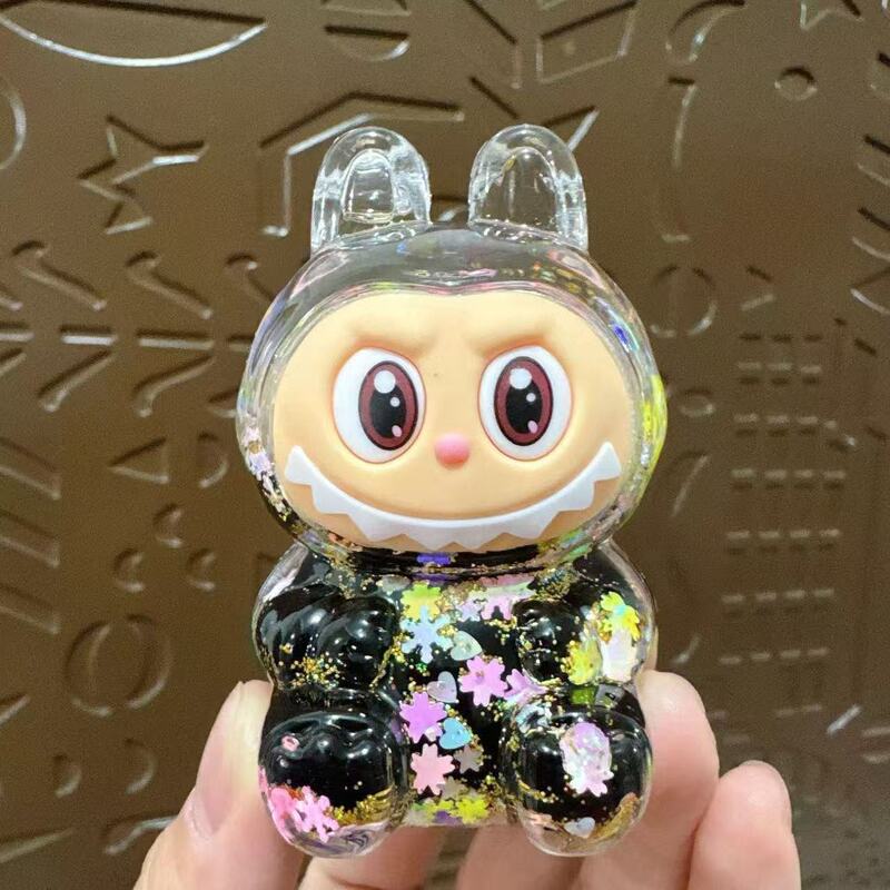 新款布拉拉亚克力入油创意流沙摆件大号爆闪可爱桌面装饰钥匙扣配|undefined