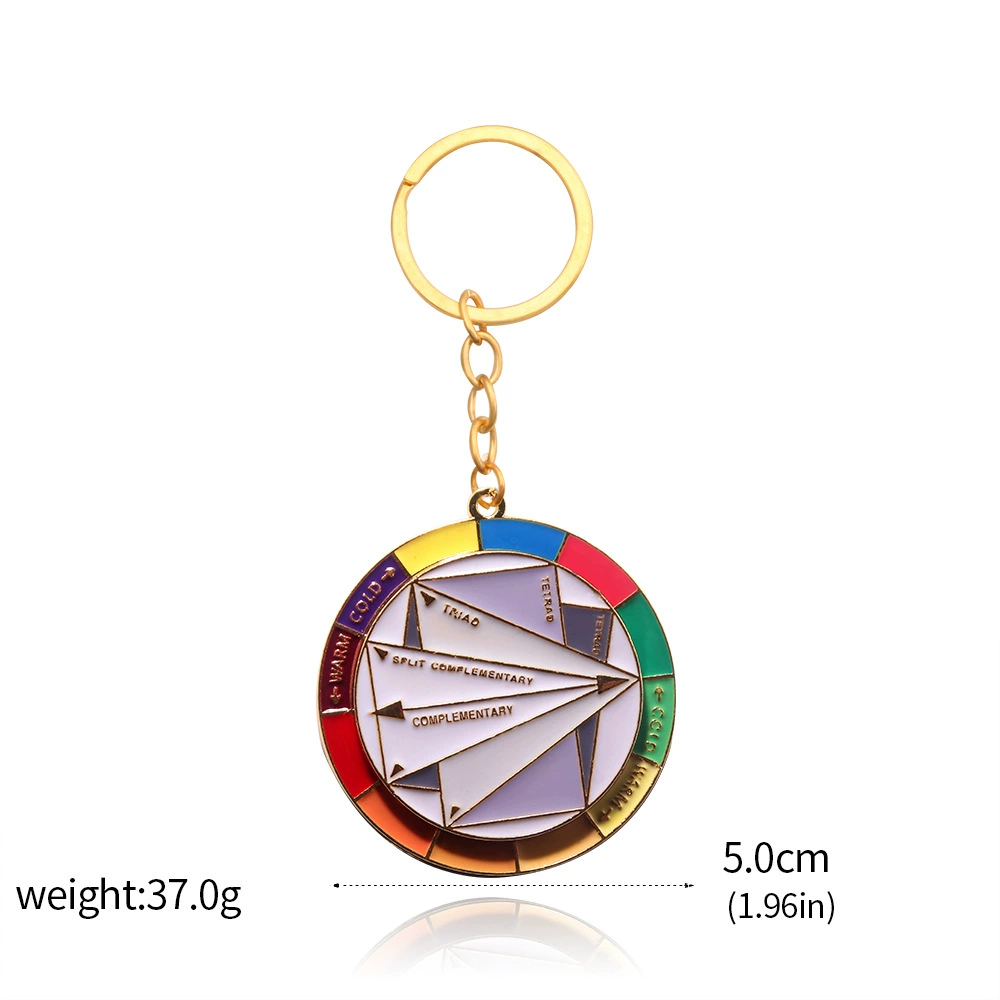 Rainbow emotional adjustable keychain, badge, brooch
