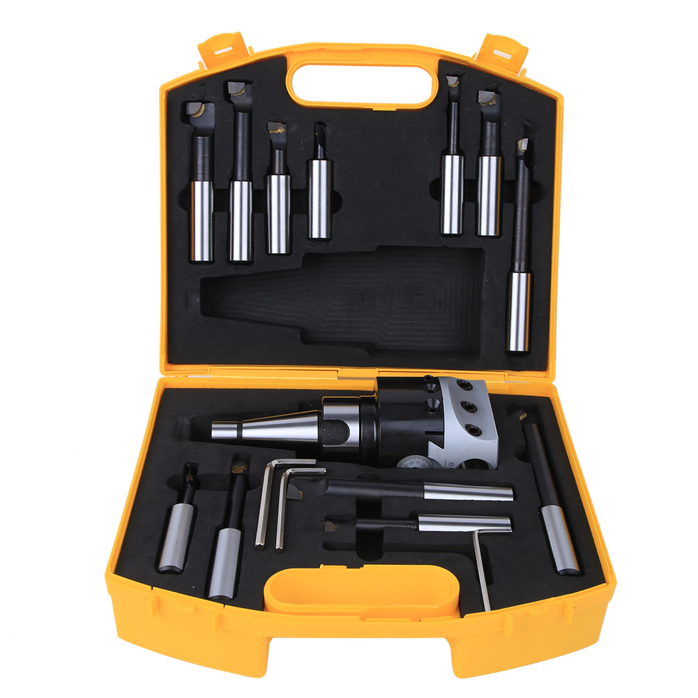 3寸镗头套装 12支刀杆装NT30柄 公制镗头套装 F1-18mm镗孔器