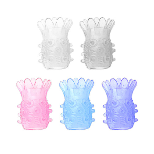 Crystal pineapple ring fun pineapple ring resistance compound ring floating point particles octopus ring thorn ring wholesale one piece drop shipping