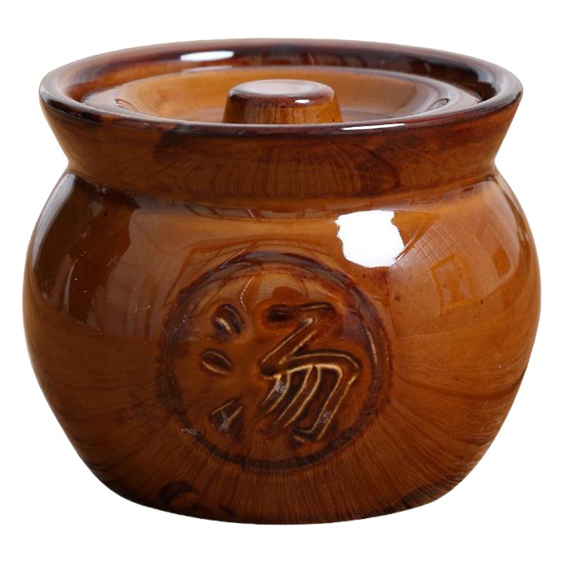 Shaxian ceramic tile pot soup small size delicious food with lid can be stacked Buddha jump wall dining water-proof stew pot