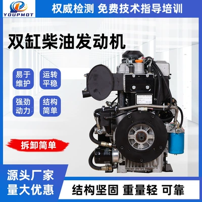 Specialized Double-Cylinder Ev80 Water-Cooled Diesel Engine for Excavators, Double-Cylinder Four-Stroke Diesel Engine Manufacturer (Avtomobil mühərrikləri)