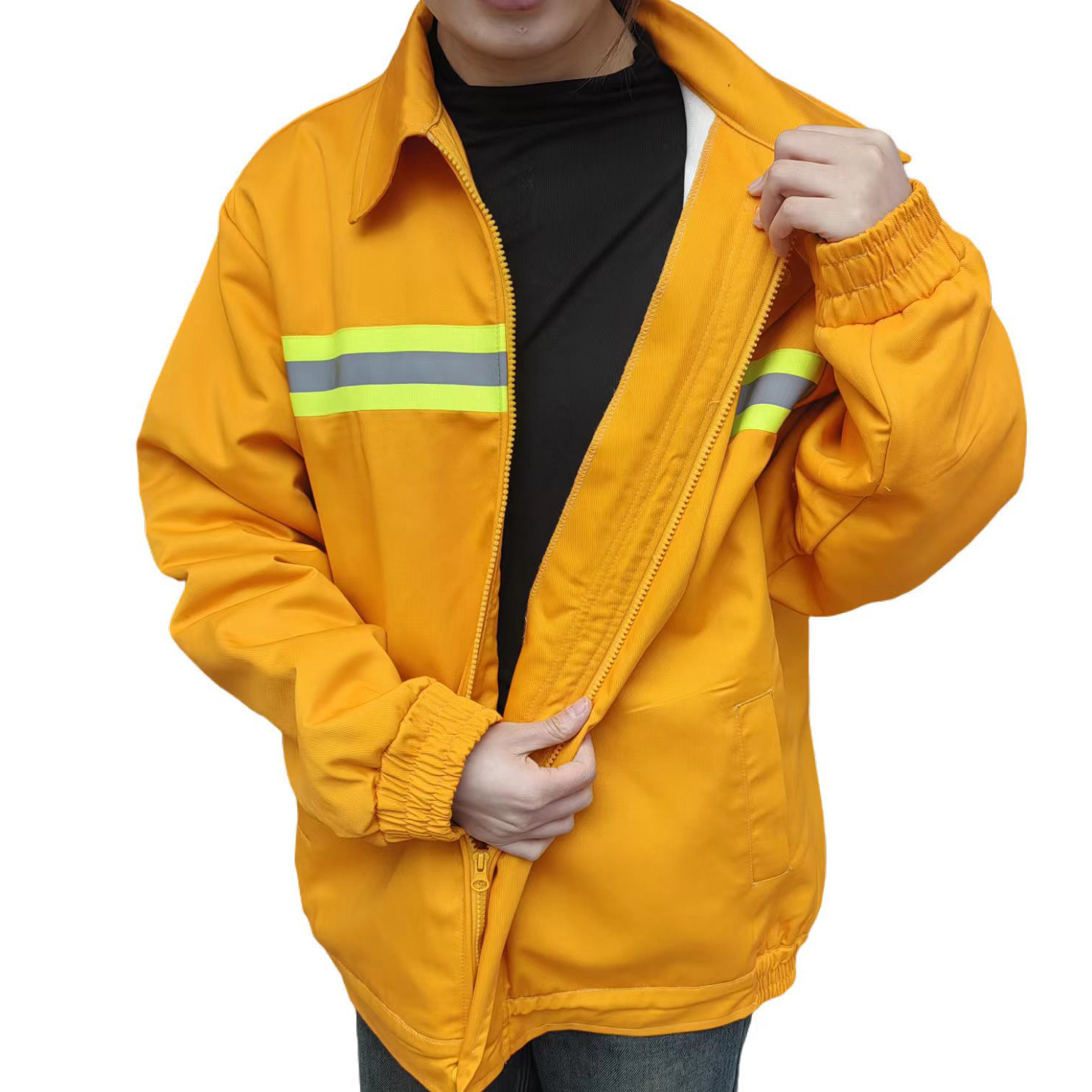 厂家直销防刺防割耐磨反光工作服玻璃厂钢板厂汽车修理防护服批发