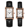 Trend belt, square quartz fashionable universal watch for beloved, wholesale